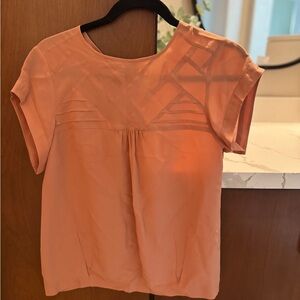 Madewell Peach Short Sleeve Women's Top